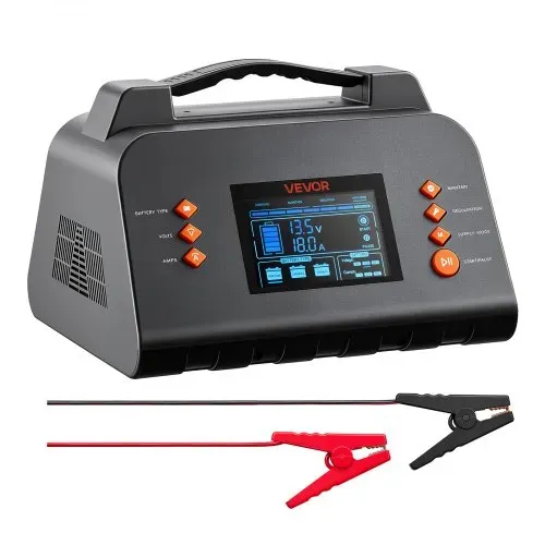VEVOR Smart-Batterieladegerät 30 A 6/12/24 V für LiFePO4 Bleiakku Ladegerät für Pkw, Wohnmobile, Lkw und Boote, mit 7-Stufen-Laden, Pulsdesulfatierung, LCD-Anzeige & Überspannungs- und Verpolungsschutz – Bild 8