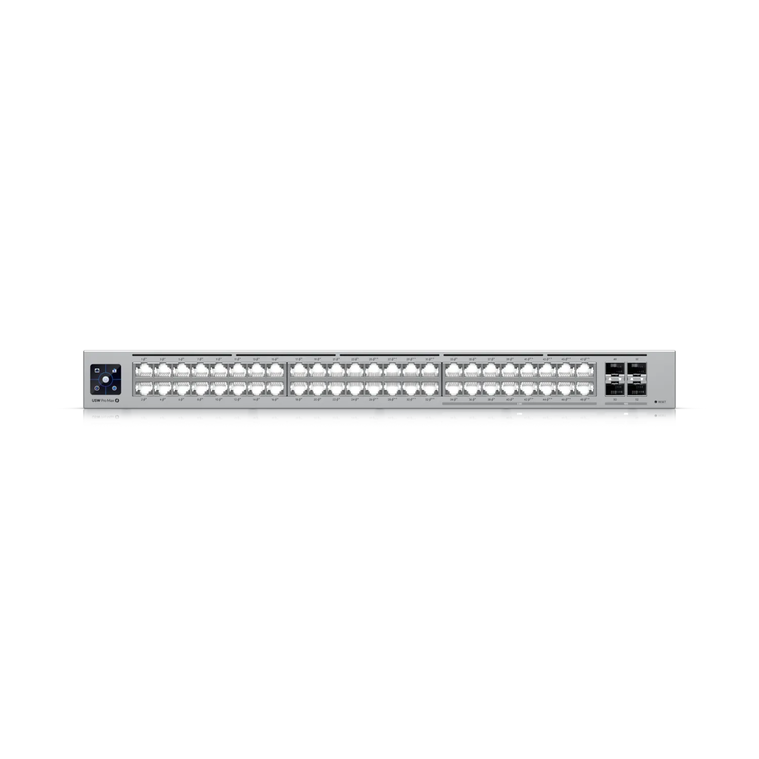 Ubiquiti Switch full managed Layer3 52 Port • 16x 2,5 GbE • PoE Budget 720W • 16xPoE bt • 32xPoE at • 4x SFP+ • 19" • UniFi • USW-Pro-Max-48-PoE – Bild 3