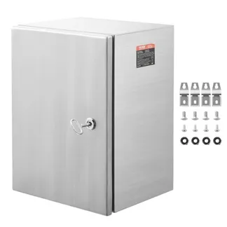 VEVOR 40x30x25 cm Edelstahl-Elektrogehäuse IP66 Wandmontagebox VEVOR 40x30x25 cm Edelstahl-Elektrogehäuse IP66 Wandmontagebox