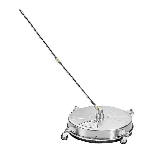 VEVOR 465 mm Hochdruckreiniger-Oberflächenreiniger, Flächenreiniger aus Edelstahl mit 4 Rädern, max. 4000 PSI, 1/4-Zoll-Schnellanschluss, 2 Sprühdüsen, 2 verlängerte Stäbe für Beton, Terrasse, Deck – Bild 10