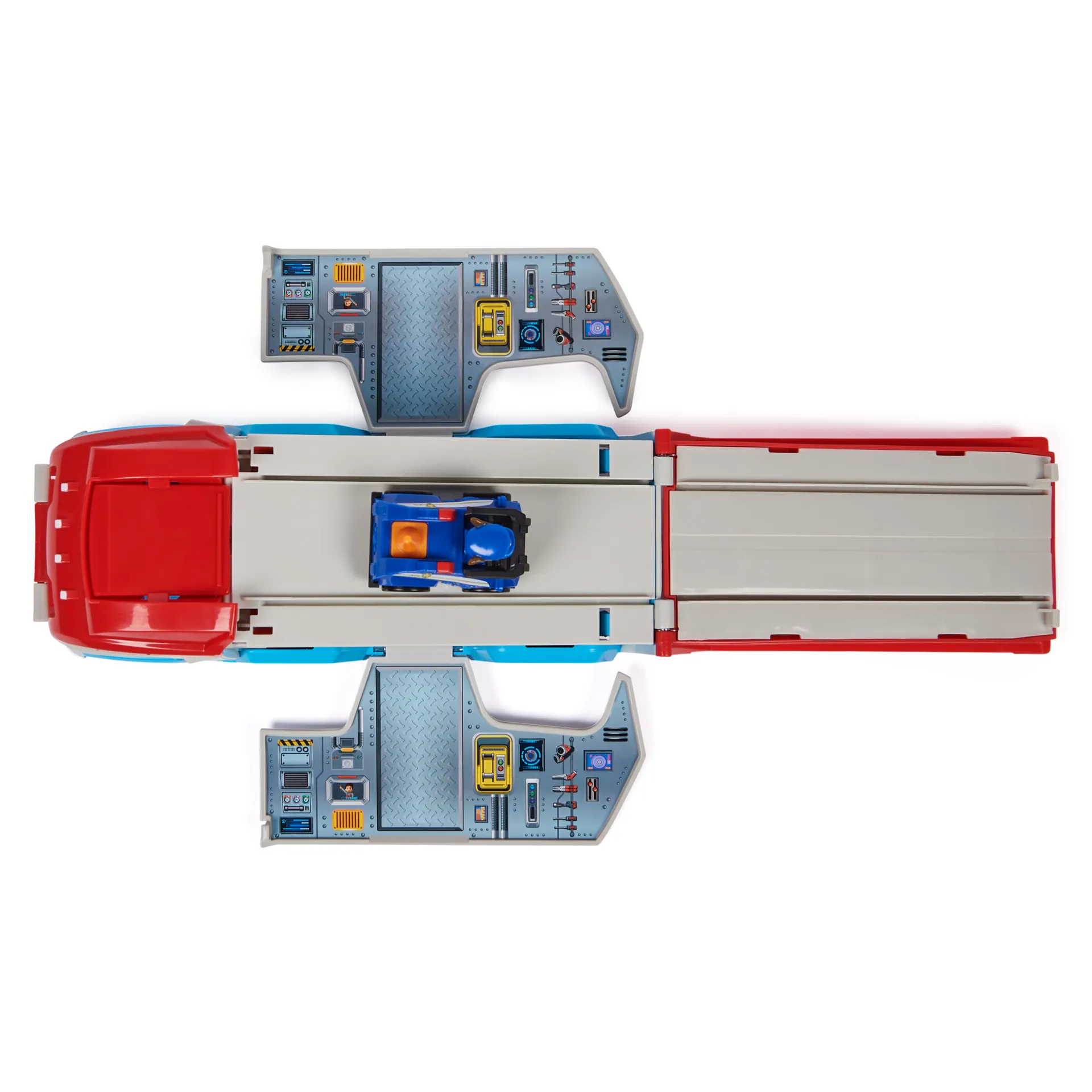 PAW Patrol - Mini-Patroller Pup Squad Teamfahrzeug mit Chase, Transformer Spielzeug mit Startrampe, für Kinder ab 3 Jahren, 25cm – Bild 7