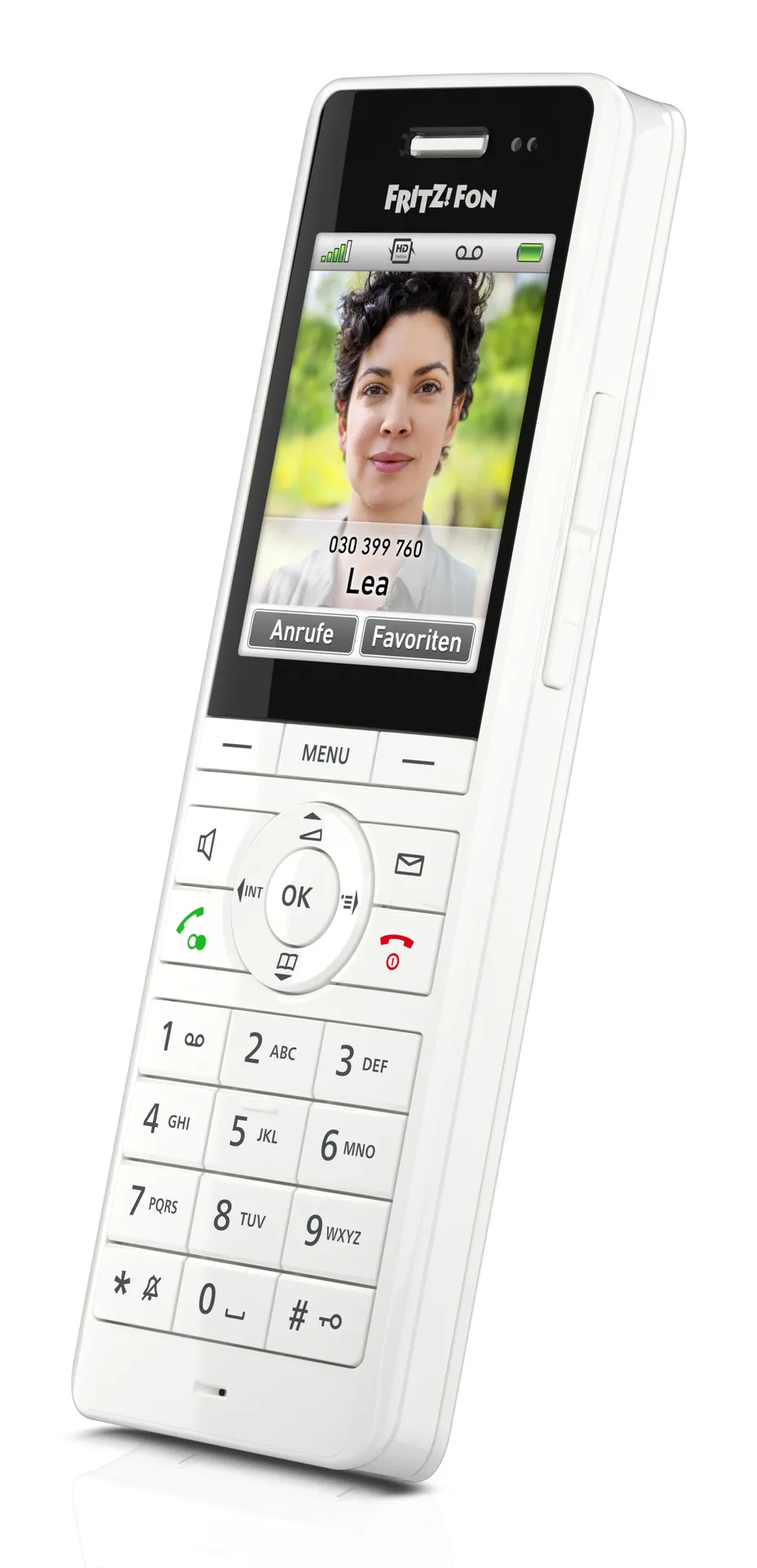 Fon FRITZ! X6 DECT-Telefon Anrufer-Identifikation Weiß – Bild 3