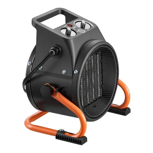 VEVOR Gewächshausheizung 2000W, Elektrischer PTC-Heizlüfter mit Ventilatorfunktion & 2 Heizstufen, Tragbarer Heizer mit Überhitzungsschutz & 15° Einstellbarer Heizwinkel, Elektroheizer für Gartenhaus – Bild 10
