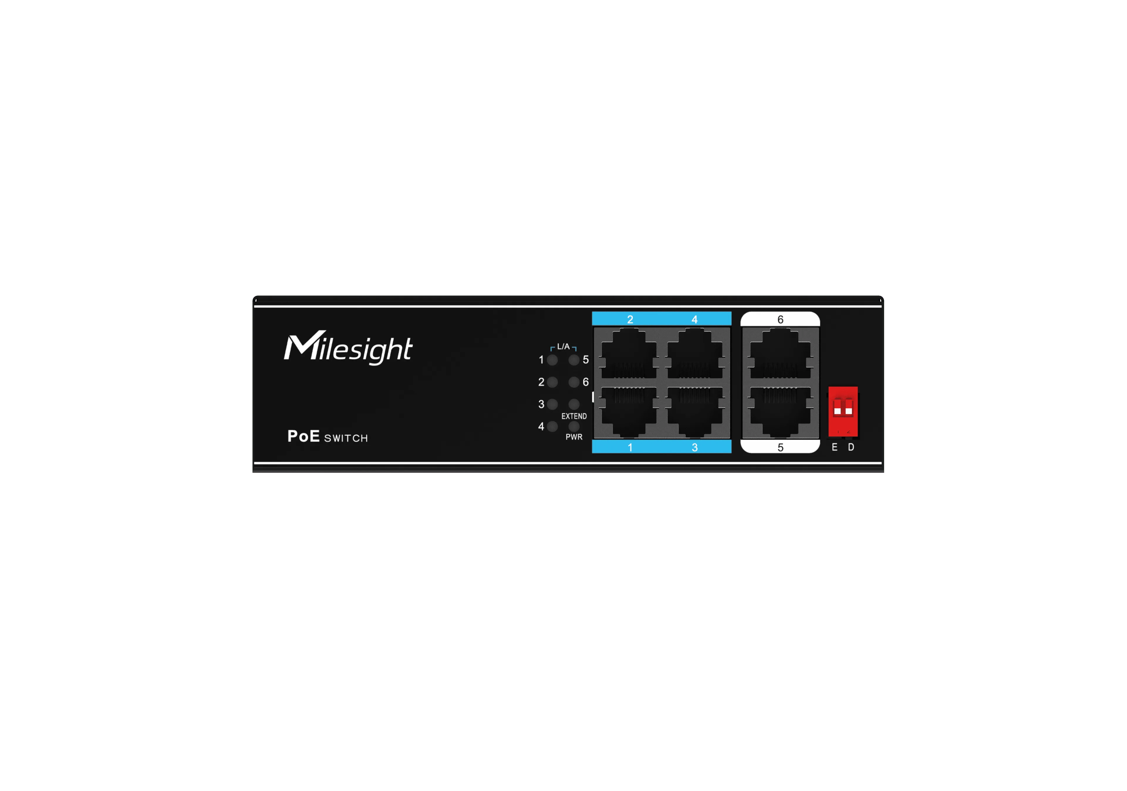 Milesight IoT Milesight 4-Port PoE Switch, MS-S0204-EL – Bild 5