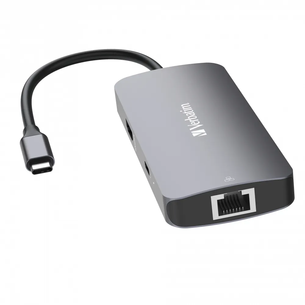 Verbatim CMH-05 USB Typ-C 5000 Mbit/s Silber – Bild 2