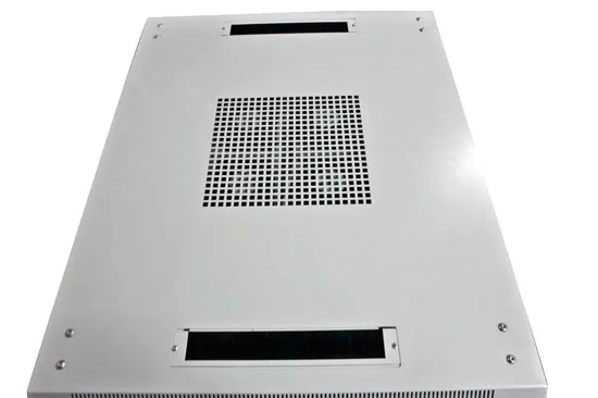 ALLNET 19"Schrank, 42HE, B800/T1000mm, Glastür, Lichtgrau, SNB-Serie, – Bild 4