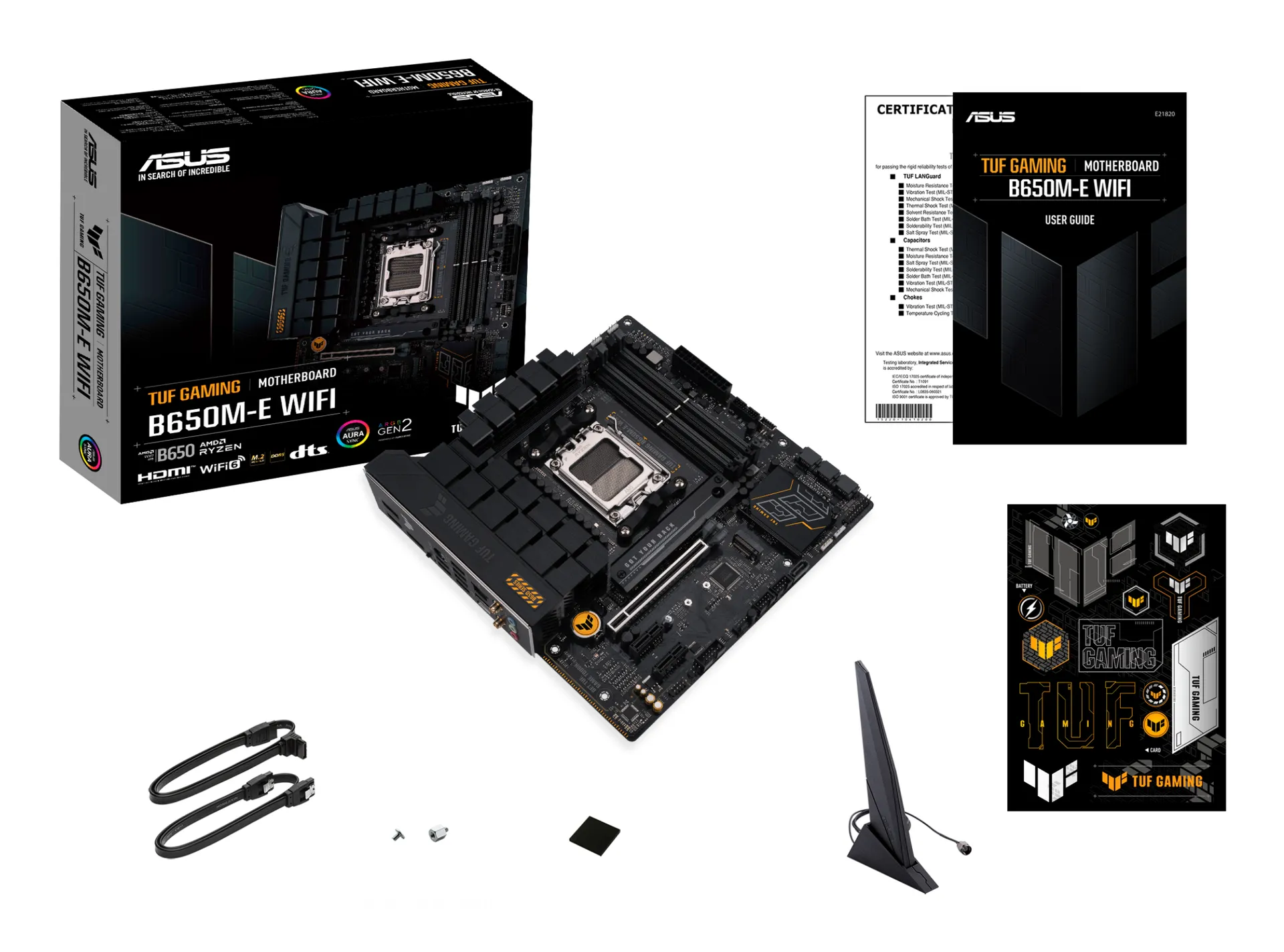ASUS TUF GAMING B650M-E WIFI AMD B650 Sockel AM5 micro ATX – Bild 2
