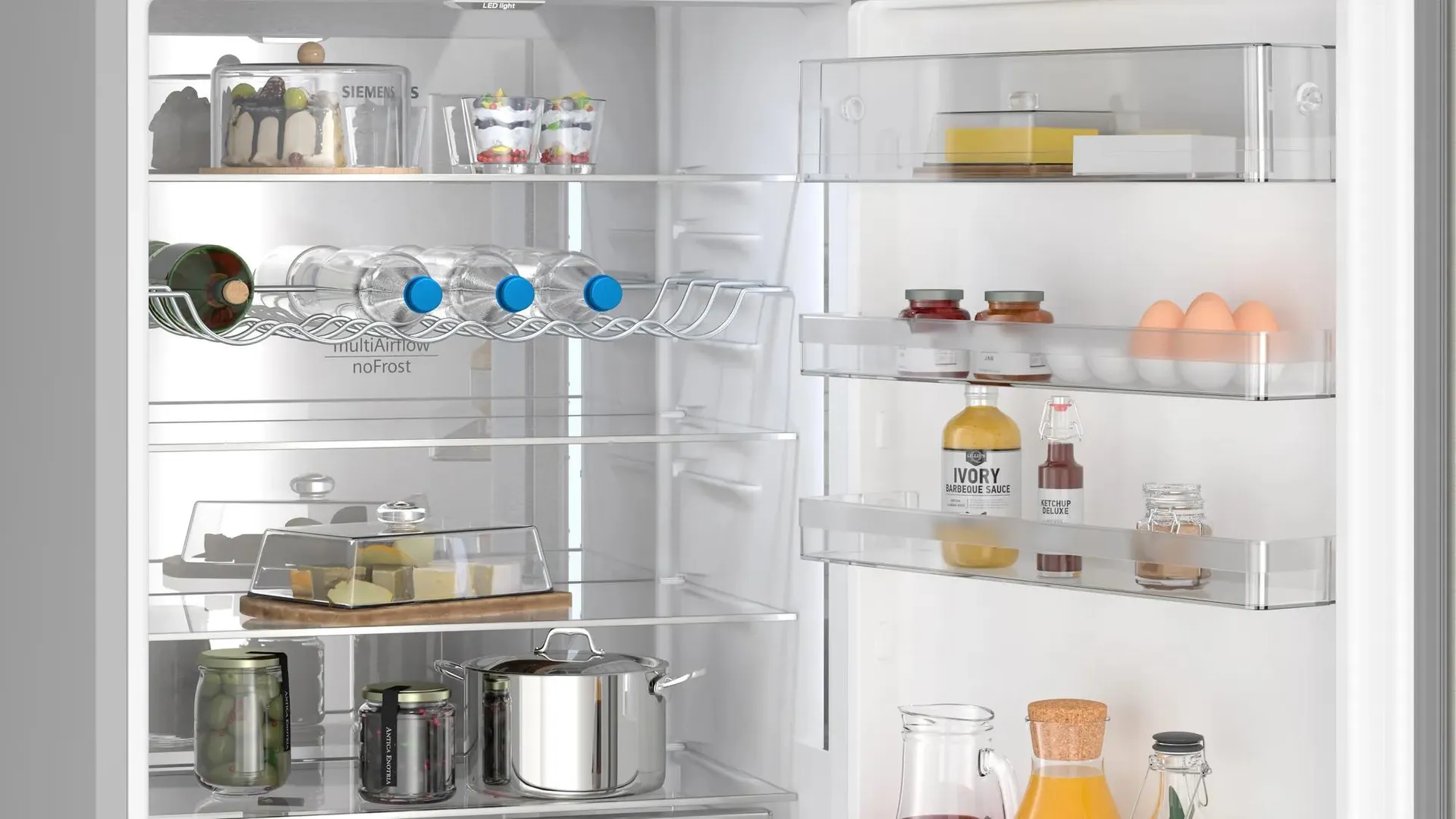 Siemens iQ500 KG49NAICT Kühl- und Gefrierkombination Freistehend 440 l Edelstahl – Bild 3