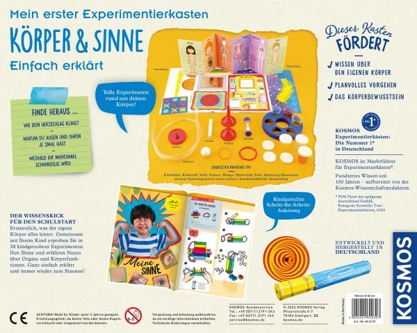 Kosmos Mein erster Experimentierkasten - Körper&Sinne – Bild 2