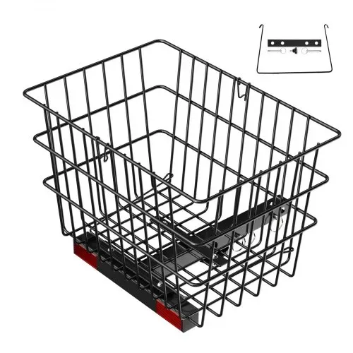 VEVOR Elektromobil Hinterkorb, 39x30x30 cm, Gepäckkorb Seniorenmobil, funktioniert mit 2,54 cm Empfänger, faltbarer Metalldrahtkorb, kompatibel mit den meisten Mobilitätsrollern Mobilitätshilfe – Bild 8