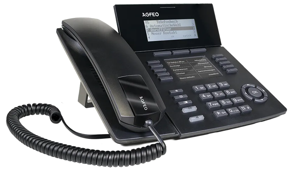 AGFEO ST 54 IP SENSORfon schwarz AGFEO ST 54 IP SENSORfon schwarz