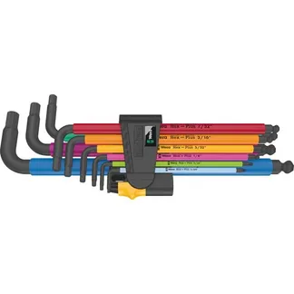 950/9 Hex-Plus Multicolour Imperial 2 Winkelschlüssel-Satz, Schraubendreher 950/9 Hex-Plus Multicolour Imperial 2 Winkelschlüssel-Satz, Schraubendreher