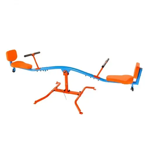 VEVOR Kinderwippe 2640 x 930 x 710 mm, Wippe bis 136 kg belastbar, Gartenwippe mit Griffen, Schaukelwippe, Karussellwippe für draußen, 360 Grad drehbar, Spielzeug für Kinder ab 3 Jahren – Bild 9