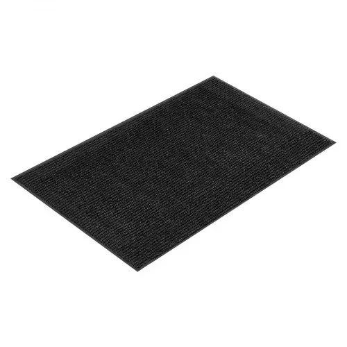 VEVOR Schmutzfangmatte, 1524x914 mm, Fußmatte für Innen & Außen, Sauberlaufmatte mit PVC-Rückseite, Türmatte, waschbarer Eingangsteppich für Flur, Balkon, Garage, gestreift, Grau – Bild 8