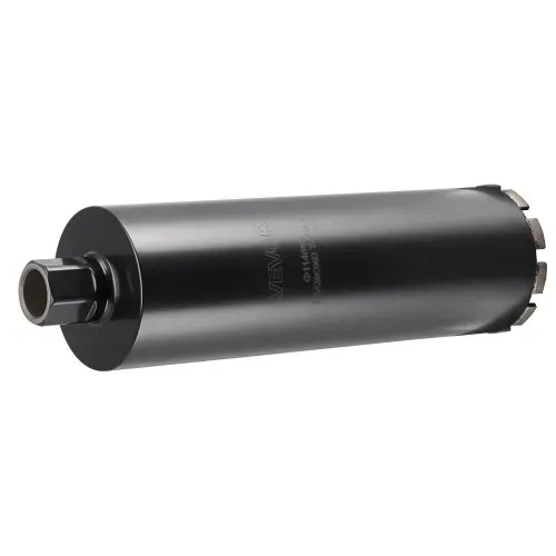 VEVOR Kernbohrer Bohrkrone φ 114 mm 356 mm Bohrtiefe, 1-1/4 Zoll-7 Innengewinde, Hochpräzisions-Schweißtechnologie, Nass-Diamantkernbohrer Kernlochbohrer für Stahlbeton Ziegel Mauerwerk – Bild 8