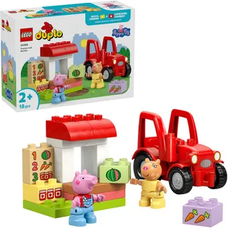 10468 DUPLO Peppa Wutz Traktor und Marktstand, Konstruktionsspielzeug 10468 DUPLO Peppa Wutz Traktor und Marktstand, Konstruktionsspielzeug
