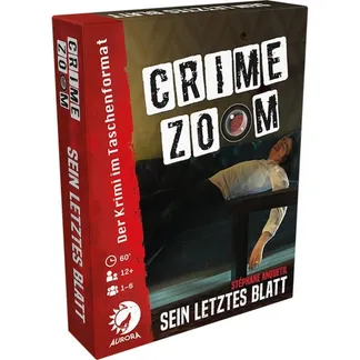 Crime Zoom Fall 1: Sein letztes Blatt, Kartenspiel Crime Zoom Fall 1: Sein letztes Blatt, Kartenspiel