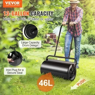 VEVOR Rasenwalze 695x320x1130mm Handwalze Eisen und Q235 Gartenwalze 46L Ackerwalze mit einem Wassereinlass Rasenroller Walze mit U-förmigen Griff Ideal für Gärten Bauernhöfe große Grünflächenparks VEVOR Rasenwalze 695x320x1130mm Handwalze Eisen und Q235 Gartenwalze 46L Ackerwalze mit einem Wassereinlass Rasenroller Walze mit U-förmigen Griff Ideal für Gärten Bauernhöfe große Grünflächenparks
