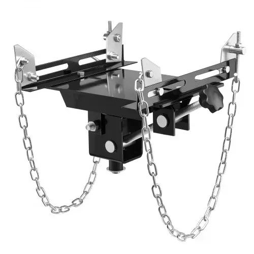 VEVOR Getriebeheber-Adapter Tablett 0,5 t Tragkraft Hochleistungsstahl für Wagenheber mit 1-1/5 Zoll abnehmbarer Sattelwelle, für Garage Reparaturwerkstatt Schwarz – Bild 8