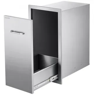VEVOR Müllschublade für Außenküche Grillkücheninseln, 344x498x655 mm (BxTxH), Innenaufbewahrung, Mehrzweck-Küchenschubladen aus Edelstahl für Propangasflaschen, max. 25 kg (Keine Mülleimer) VEVOR Müllschublade für Außenküche Grillkücheninseln, 344x498x655 mm (BxTxH), Innenaufbewahrung, Mehrzweck-Küchenschubladen aus Edelstahl für Propangasflaschen, max. 25 kg (Keine Mülleimer)
