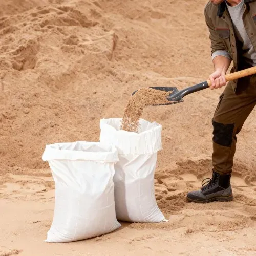 VEVOR Sandsäcke für Hochwasser, 200er-Pack, 400x660 mm, Gewebesäcke mit Bändern, 22,6 kg Tragkraft, Polypropylen-Hochwasssersandsäcke, reißfest & UV-beständig, für Hochwasserschutzbarrieren – Bild 7