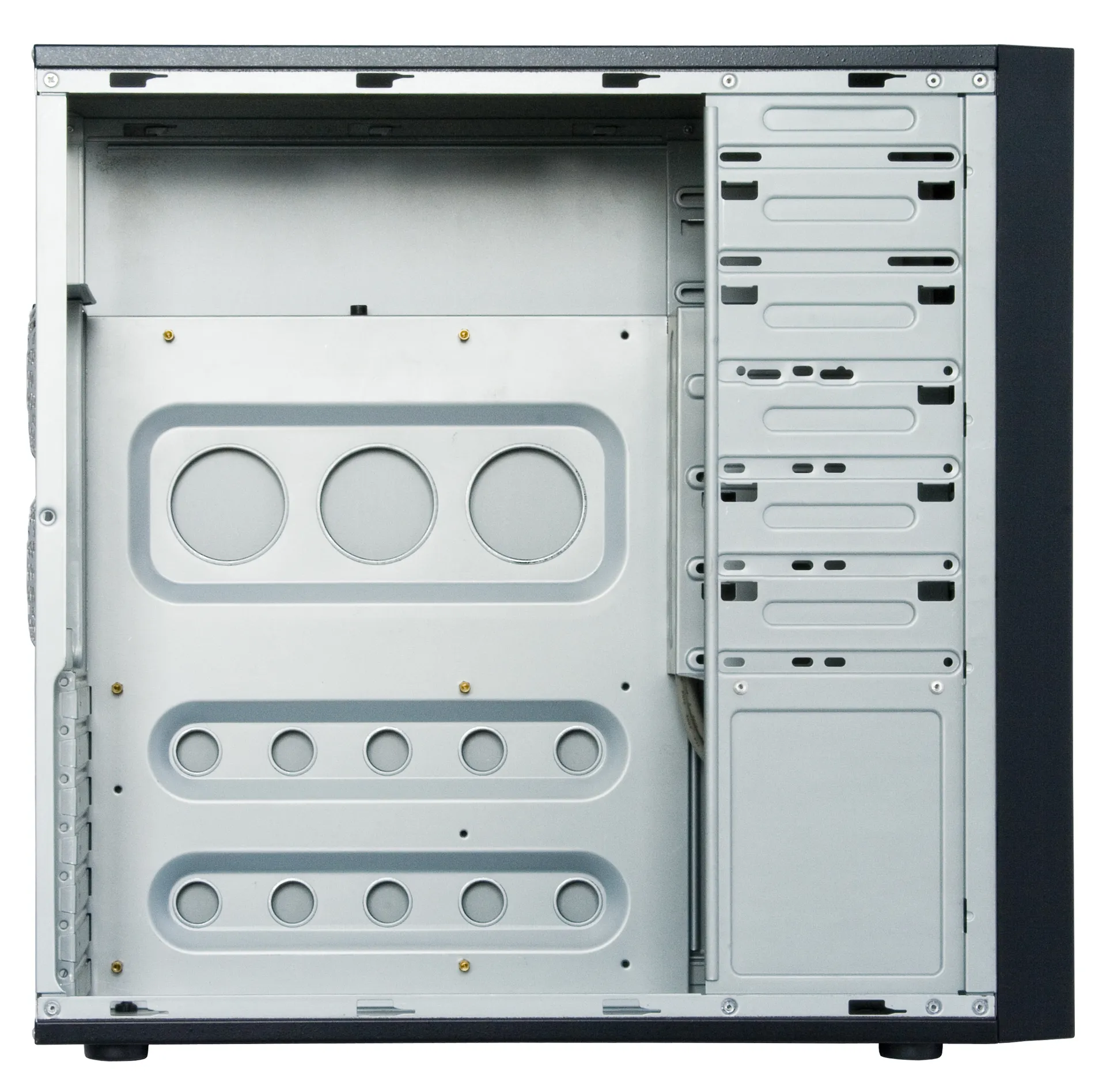 Chieftec CQ-01B-U3-OP Computer-Gehäuse Midi Tower Schwarz – Bild 2