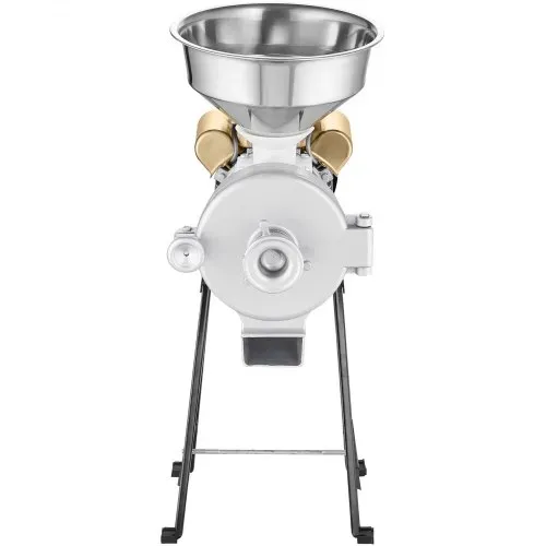 VEVOR Getreidemühle Gewürzmühle 3 kW, kommerzielle Maismühle mit Trichter, Pulvermaschine mit einstellbarer Stärke, Hochleistungs-Futtermehl-Müslimühle Weizenmühle Trocken- und Nassmühle 50 kg/h – Bild 10