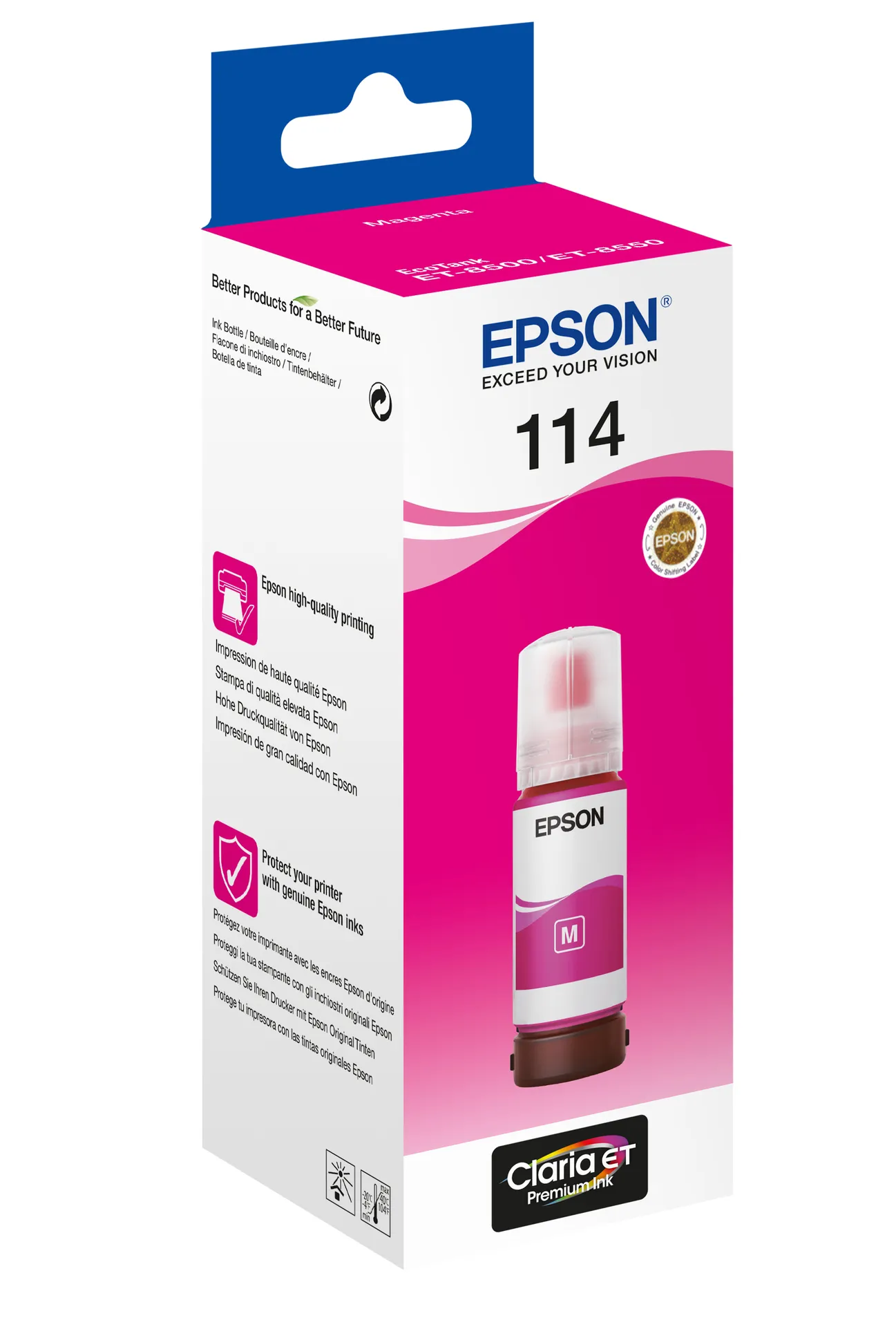 Epson 114 EcoTank Magenta ink bottle – Bild 2