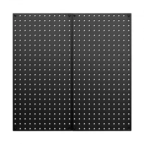 VEVOR Werkzeugwand, 61 x 30 cm, 2er-Set, Stahl-Stecktafel-Wand-Organizer, Werkzeuglochwand für Wohnzimmer, Garage, Werkzeugaufbewahrung, Werkbank, Büroorganisation, Bastelraum, Küche, Zuhause, schwarz – Bild 10