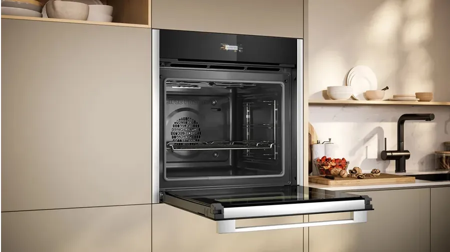 Neff N 70 B24CR71N0 Backofen 71 l Schwarz, Edelstahl – Bild 4