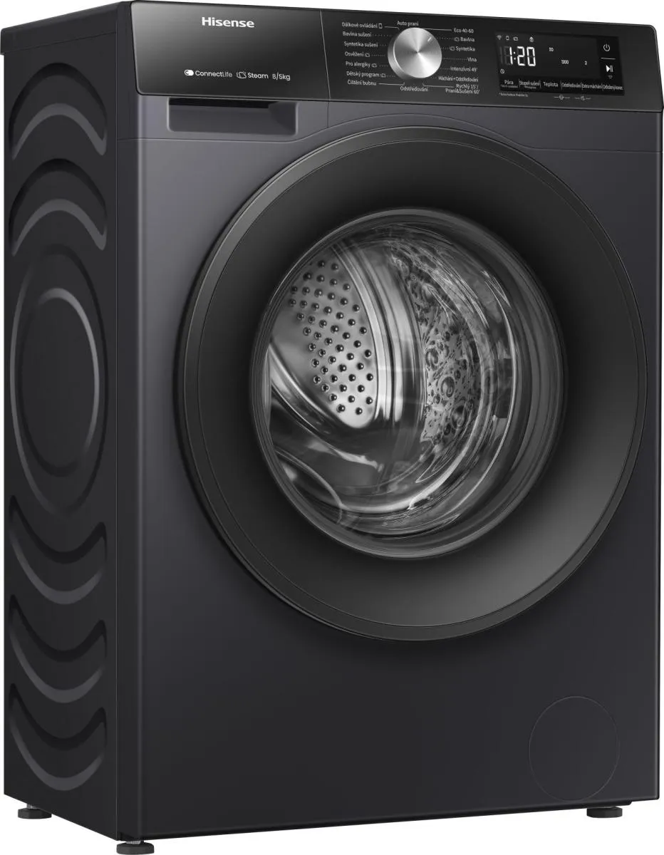 Hisense Waschtrockner - WD3S8043BB3 RAL9005 – Bild 2