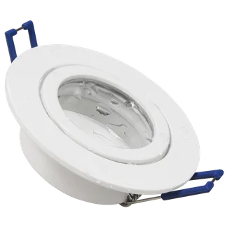 Einbaurahmen McShine “DL-54“ rund, Clip-Verschluss, IP44, weiß Einbaurahmen McShine “DL-54“ rund, Clip-Verschluss, IP44, weiß