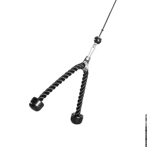 VEVOR Kabelzug, 2 Stück Latzug bis 150 kg Belastbar, Krafttrainingsgerät mit Latzugstange Seilzug, Übungen für Arme Rücken Schultern, Pulley System DIY Latzugturm für Heimtrainer Fitnesscenter Zuhause – Bild 10