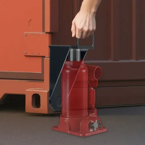 VEVOR Versandbehälter für Wagenheber mit U-förmigem Griff, 5,6 T, Lagernivellierer-Booster, hält Sonne & Regen stand, Containerheberöse für Schifffahrtsindustrie, Logistik, Lagerverwaltung – Bild 7