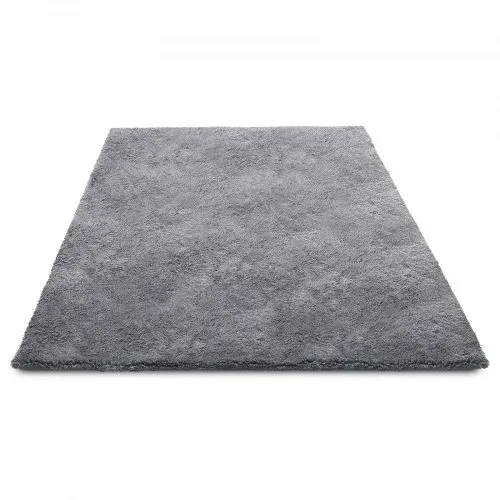 VEVOR Hochflor Teppich 3048x2438 mm, flauschiger Wohnzimmerteppich mit dreilagigem Material, 35 mm Florhöhe, für Wohnzimmer, Schlafzimmer, Loungebereich, fusselfrei und mit weich, grau – Bild 9
