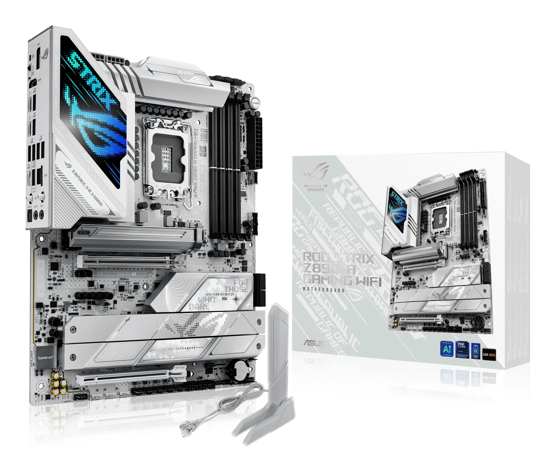 ASUS ROG STRIX Z890-A GAMING WIFI Intel Z890 LGA 1851 (Socket V1) ATX ASUS ROG STRIX Z890-A GAMING WIFI Intel Z890 LGA 1851 (Socket V1) ATX