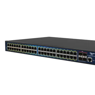 ALLNET Switch full managed Layer2+ 52 Port • 48x GbE • PoE Budget 850W • 48x PoE at • 4x SFP+ • 19″ • JSON API • ALL-SG8652PMJ-10G-850W ALLNET Switch full managed Layer2+ 52 Port • 48x GbE • PoE Budget 850W • 48x PoE at • 4x SFP+ • 19″ • JSON API • ALL-SG8652PMJ-10G-850W