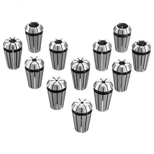VEVOR ER16 Spannbuchsen Set 1/16 Zoll bis 13/32 Zoll 12-tlg Spannzangensatz, für CNC-Fräsmaschinen & Bohrmaschinen, 0,0008" Rundlaufgenauigkeit, CNC-Spannzangen mit Aufbewahrungskoffer, Legierter Stahl – Bild 10