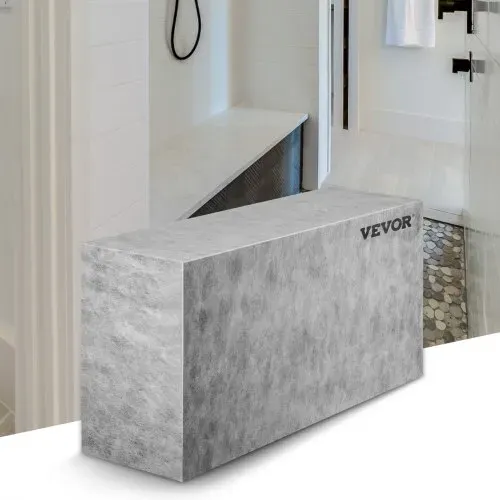 VEVOR Befliesbare Sitzbank 97x29x50 cm Sitzbank Badezimmer EPS-Verbundstoff Duschsitz 200kg Tragfähigkeit Duschstuhl 0,28㎡ Abdeckfläche 90° Innen- und Außenecken Ideal für Bad Duschbereiche – Bild 7
