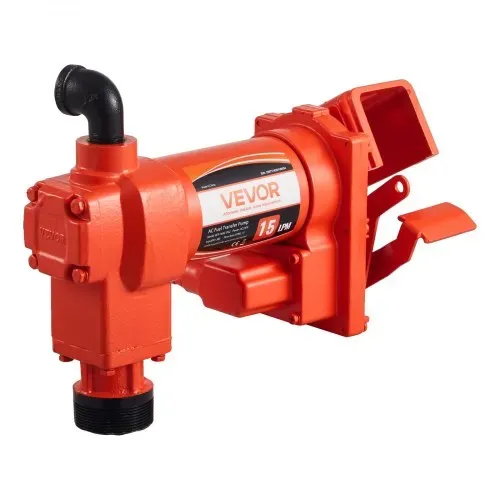VEVOR Kraftstofftransferpumpe, 230V AC, elektrische Diesel-Transferpumpe, 57L /min, mit automatischer Abschaltung der Kraftstoffdüse, Förderschlauch, für Benzin, Kerosin, Biodiesel, Ethanol-Gemisch – Bild 9