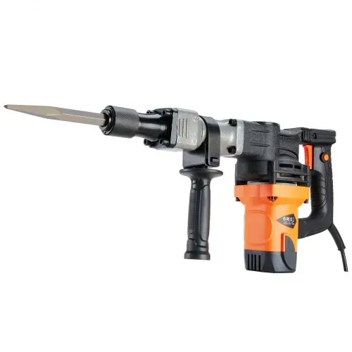 VEVOR Hochleistungs-Betonbrecher Abbruchhammer 1400 W, 19 J Schlagkraft Elektroabbruchhammer, Bohrhammer Betonhammer Stemmhammer 2900 BPM, inkl. Spitzmeißel, Flachmeißel, für Schiefer, Beton usw. – Bild 9