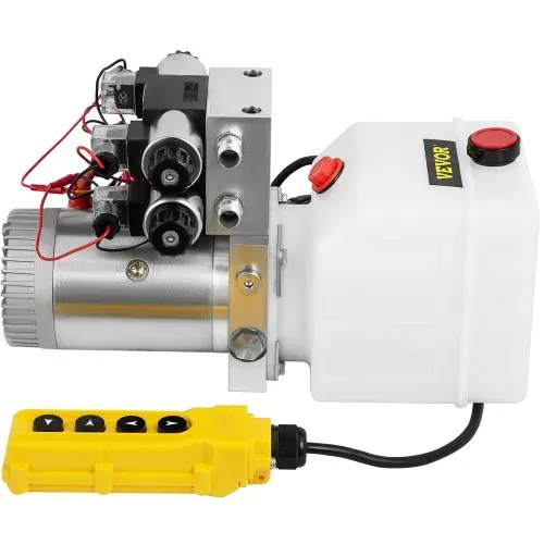 VEVOR 12V Hydraulische Pumpe mit Doppelwirkend Doppelmagnet, 4.5L Hydraulikaggregat, Kipperpumpe ZZ004234 Elektrische Hydraulikpumpe – Bild 8