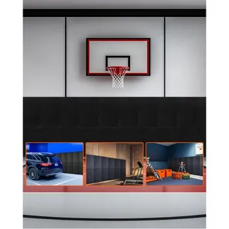 VEVOR 4 x Wandpolster für Fitnessstudios (150 x 50 x 5 cm) reißfeste Wandmatte, abnehmbare Schaumstoffpolsterung mit hoher Dichte zur Wandmontage für Basketballplätze, Schutzpolster für Garage VEVOR 4 x Wandpolster für Fitnessstudios (150 x 50 x 5 cm) reißfeste Wandmatte, abnehmbare Schaumstoffpolsterung mit hoher Dichte zur Wandmontage für Basketballplätze, Schutzpolster für Garage