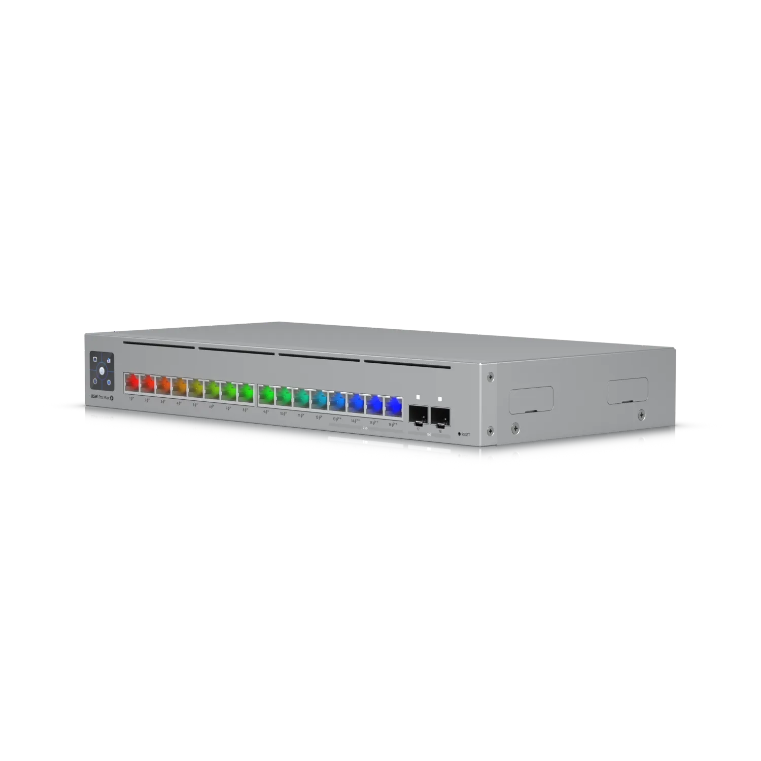 Ubiquiti Switch full managed Layer3 18 Port • 4x 2,5 GbE • 12x GbE • PoE Budget 180W • 4x PoE bt • 12x PoE at • 2x SFP+ • UniFi • USW-Pro-Max-16-PoE – Bild 4