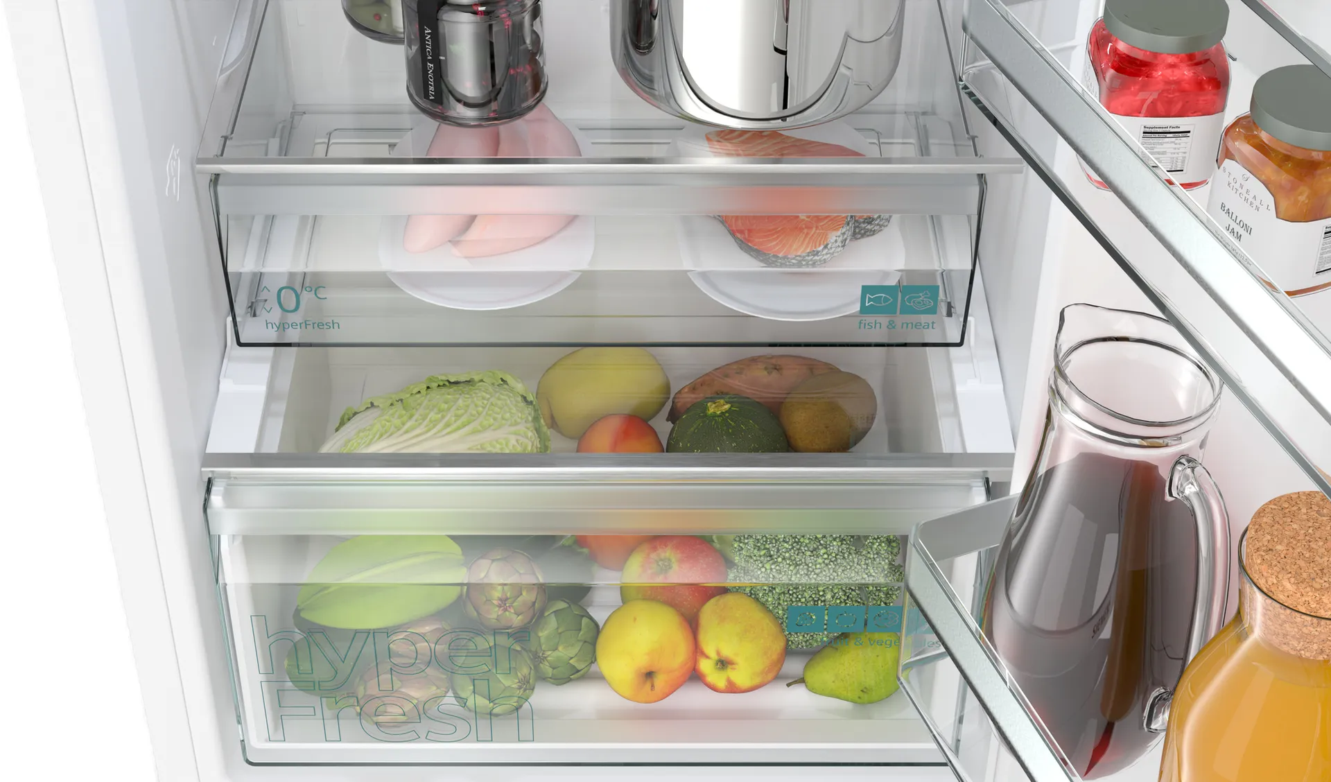 Siemens iQ300 KG36N2WCF Kühl- und Gefrierkombination Freistehend 321 l Weiß – Bild 6