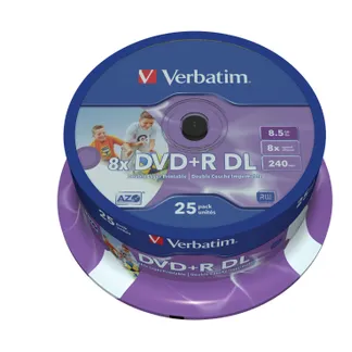 Verbatim 43667 DVD-Rohling 8,5 GB DVD+R DL 25 Stück(e) Verbatim 43667 DVD-Rohling 8,5 GB DVD+R DL 25 Stück(e)