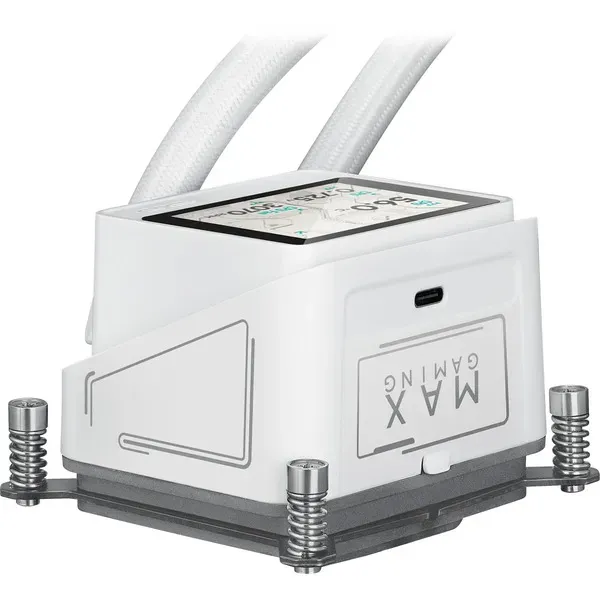 ASUS MAX Gaming LC 360 ARGB LCD White Edition Prozessor All-in-One-Flüssigkeitskühler 12 cm Weiß – Bild 5