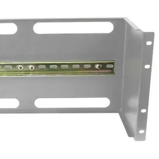 ALLNET 19″zbh. Gerätehalter für Hutschiene/DIN-Rail Geräte, T150mm/5HE, Lichtgrau, Frontmontage, ALLNET 19″zbh. Gerätehalter für Hutschiene/DIN-Rail Geräte, T150mm/5HE, Lichtgrau, Frontmontage,