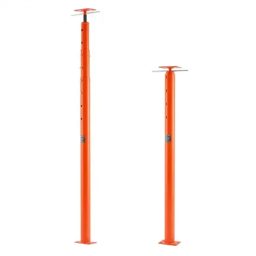 VEVOR Wagenheber fürs Haus, Höhenbereich von 137–381 cm, maximale Tragkraft 5000 kg, verstellbarer Stützbalken, Kellerheber, Pfostenstange zum Nivellieren, Hebestütze, Teleskop-Stahlheber für vorübergehende Unterstützung – Bild 9