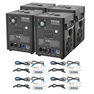 VEVOR 4x Funkenmaschine 500 W Pyrotechnikmaschine Aluminiumlegierung Feuerwerksmaschine DMX Controller Einstellbar 2–4m Cold Spark Machine 7 min pro Nachladen Ideal für Hochzeit, DJ Show, Partys VEVOR 4x Funkenmaschine 500 W Pyrotechnikmaschine Aluminiumlegierung Feuerwerksmaschine DMX Controller Einstellbar 2–4m Cold Spark Machine 7 min pro Nachladen Ideal für Hochzeit, DJ Show, Partys